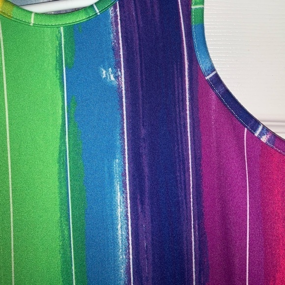 Nwt Multicoloured striped tank dress - Picture 6 of 8